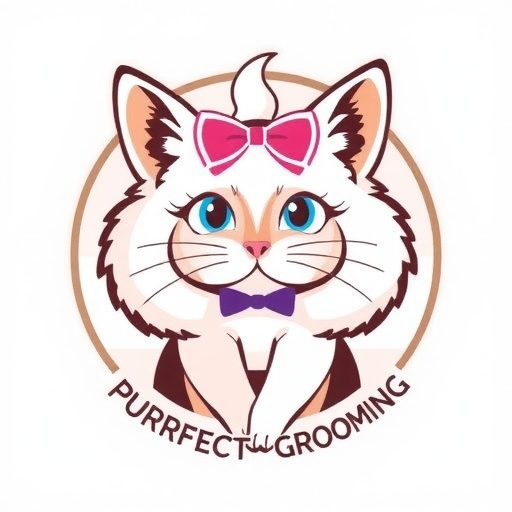Purrfect Grooming Logo